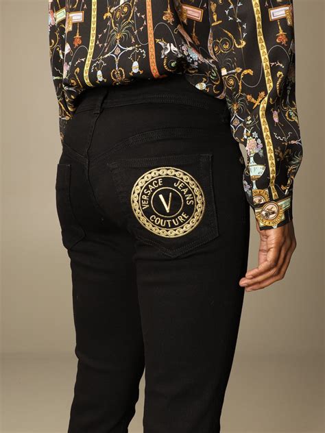 jeans versace donna bottom|versace jeans women.